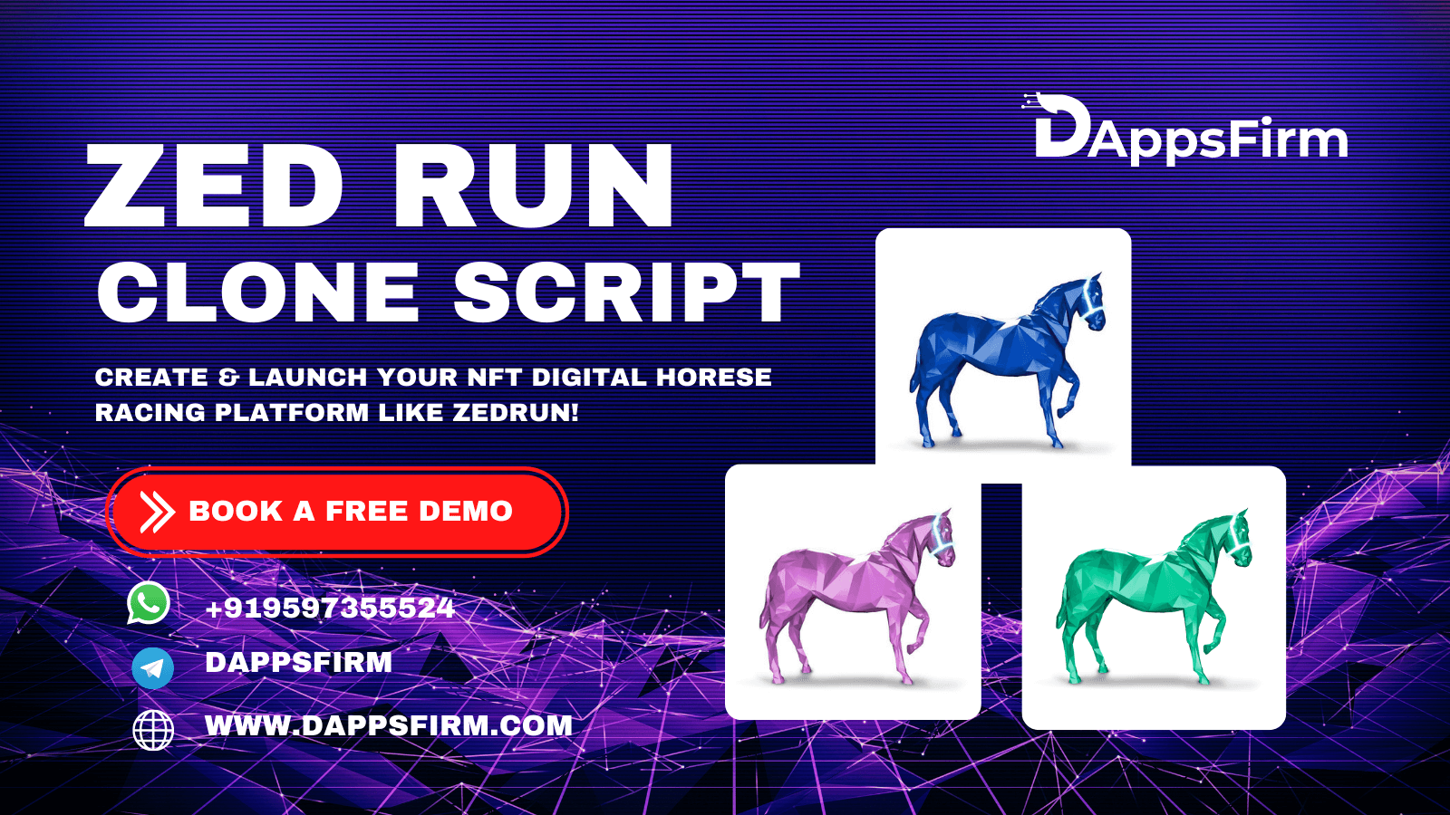 Zed run Clone script To Run A Successful NFT Digital Horse Racing Platform!